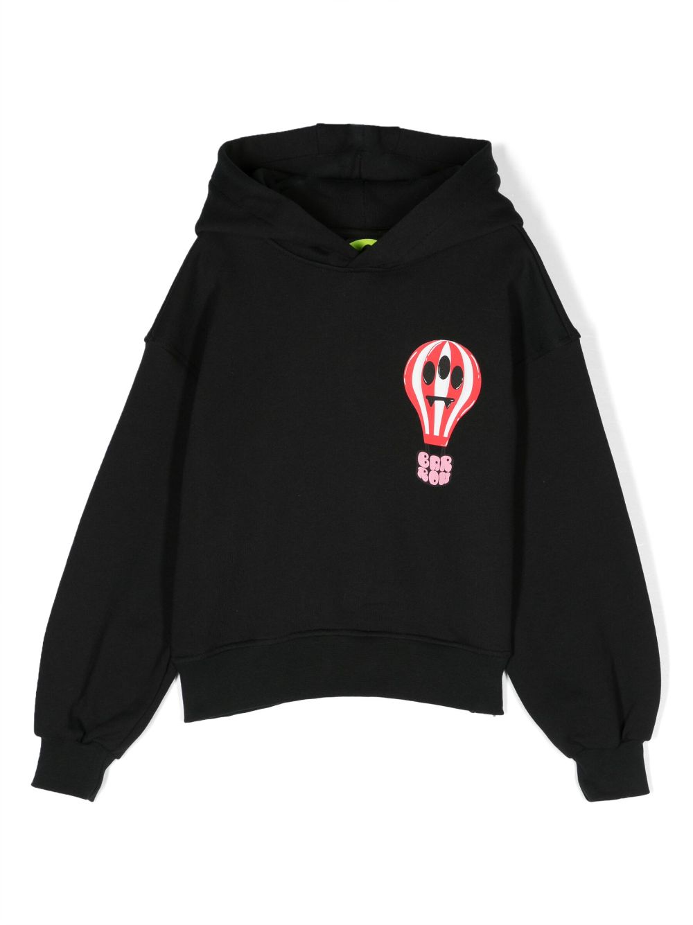 Barrow kids logo-print cotton hoodie - Black von Barrow kids