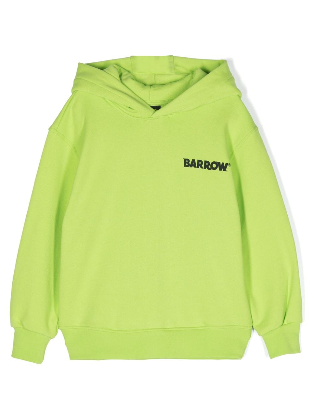 Barrow kids logo-print cotton hoodie - Green von Barrow kids