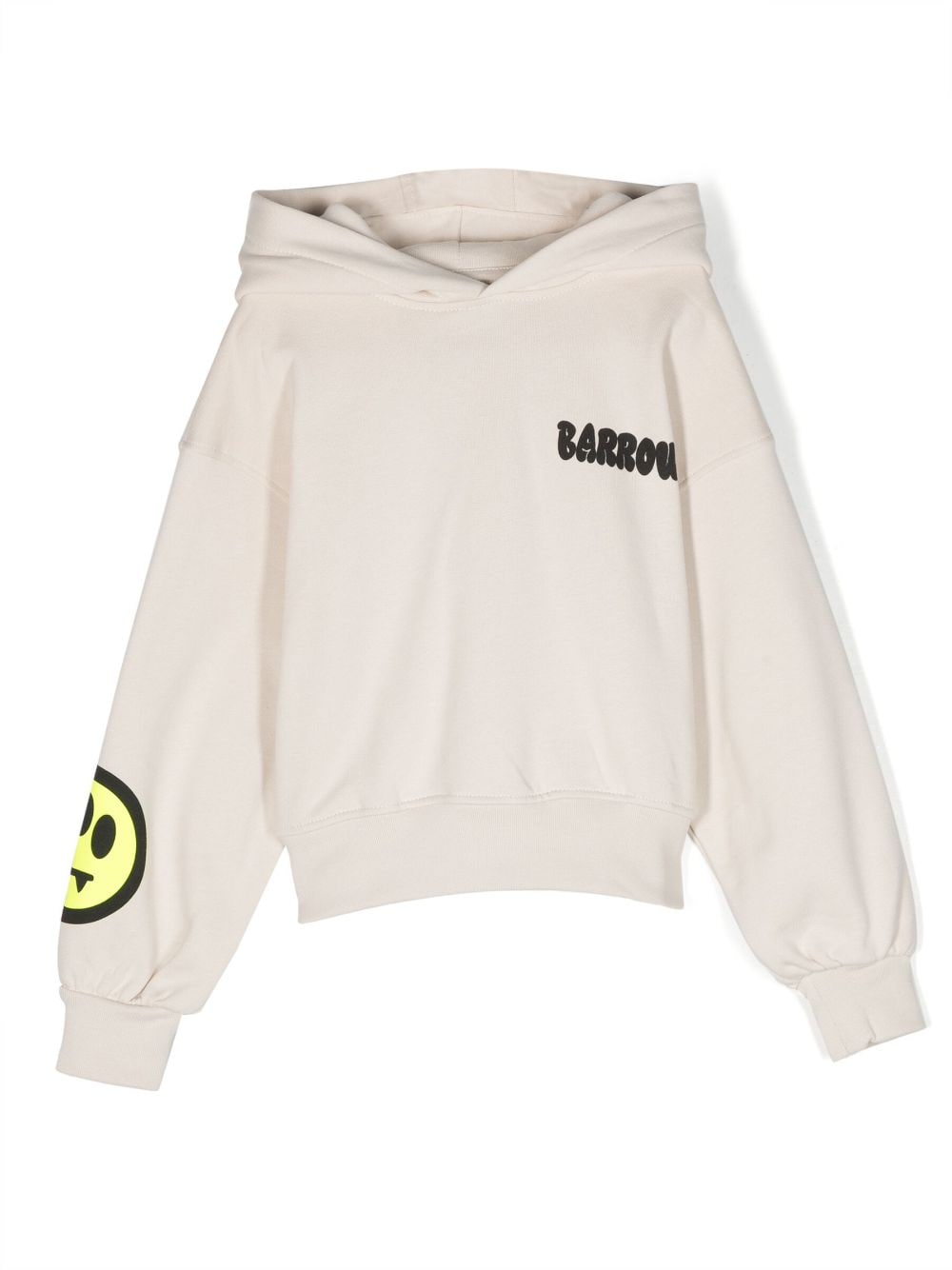 Barrow kids logo-print cotton hoodie - Neutrals von Barrow kids