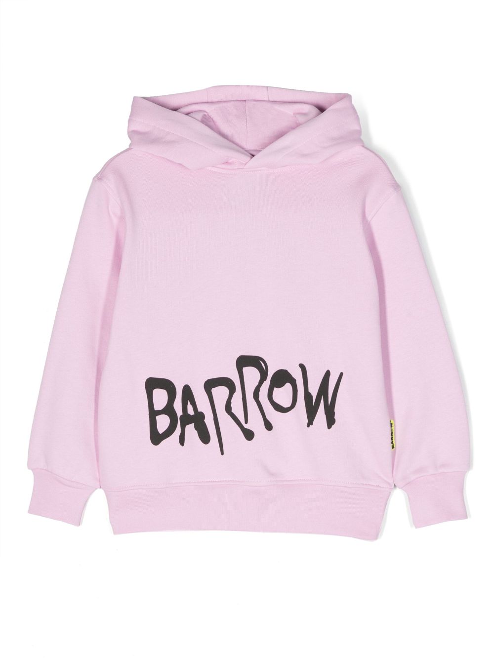 Barrow kids logo-print cotton hoodie - Pink von Barrow kids