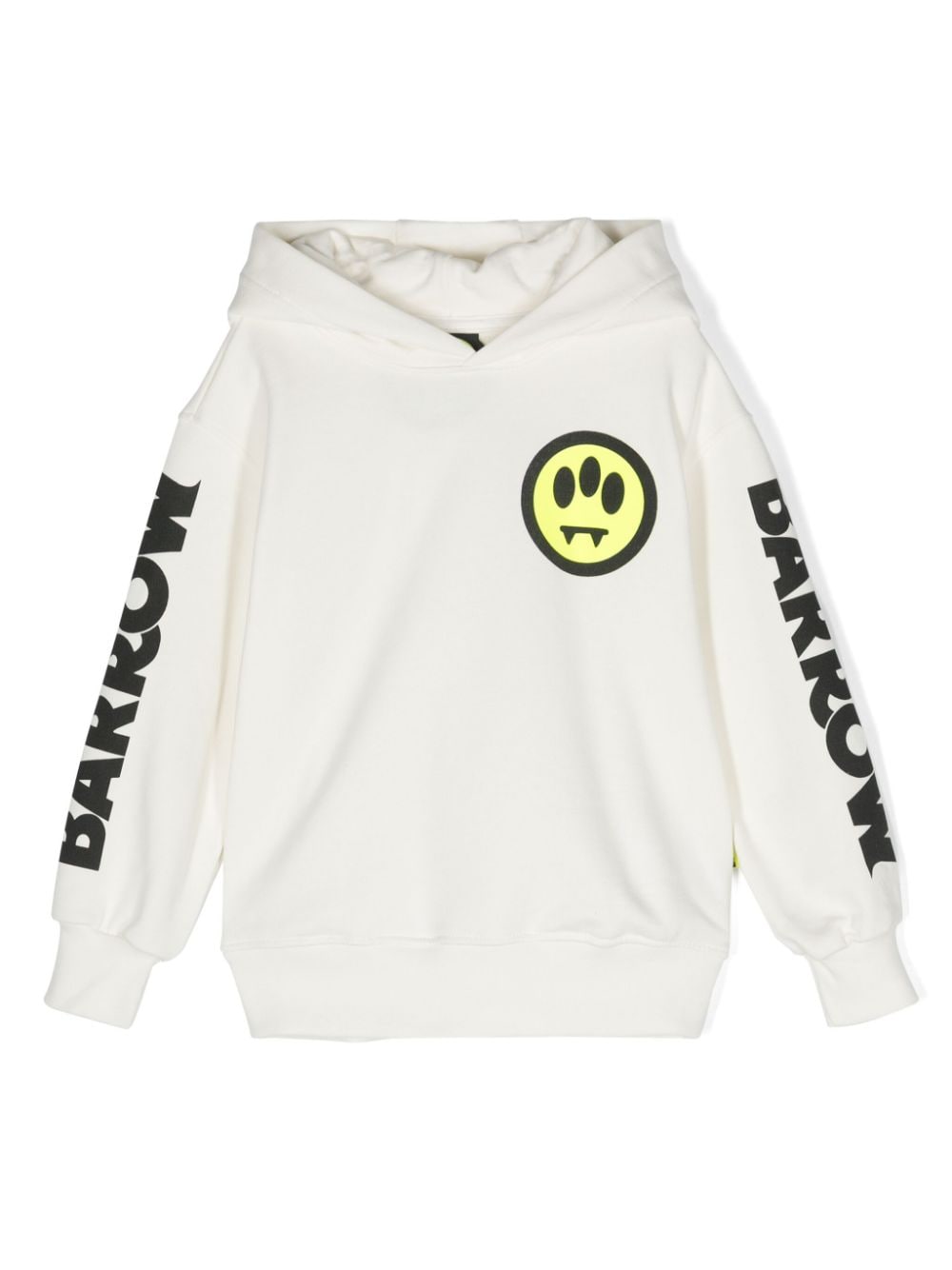 Barrow kids logo-print cotton hoodie - White von Barrow kids