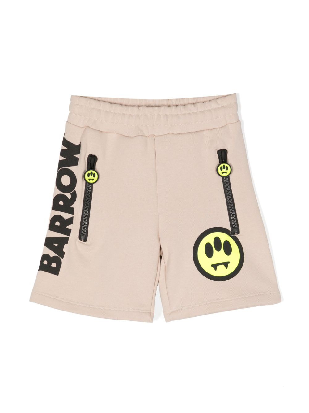Barrow kids logo-print cotton-jersey track shorts - Neutrals von Barrow kids