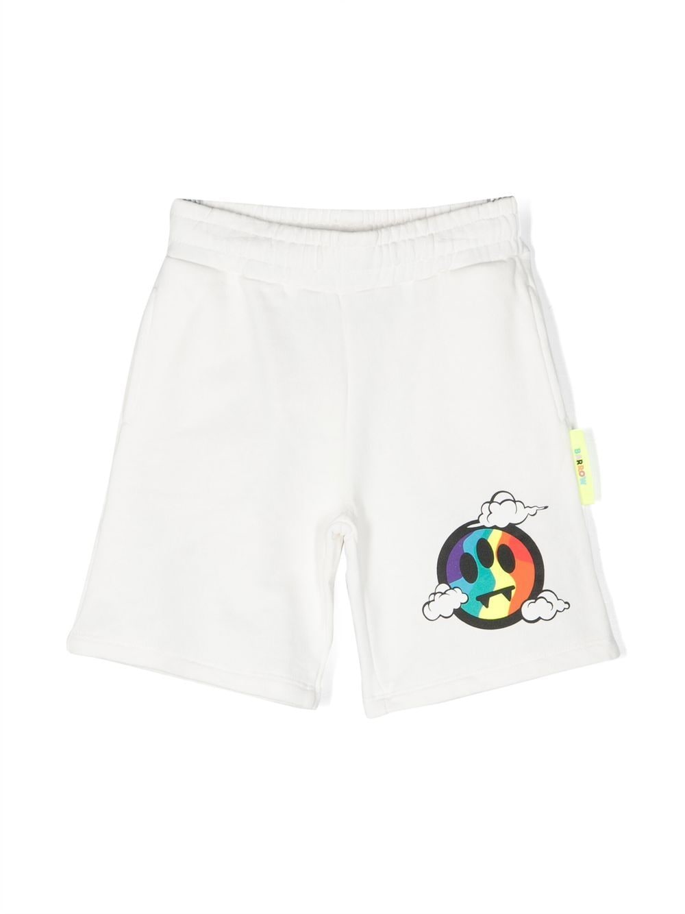 Barrow kids logo-print cotton shorts - White von Barrow kids