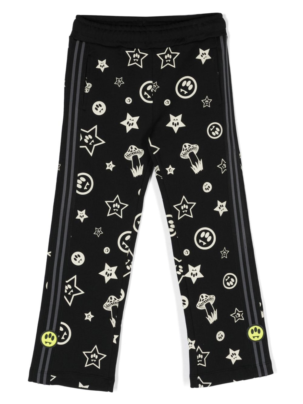 Barrow kids logo-print cotton trousers - Black von Barrow kids