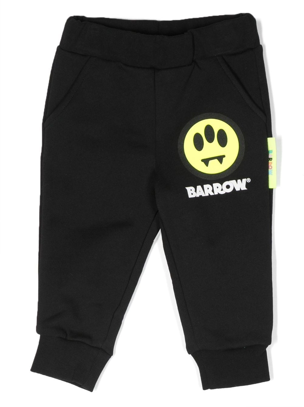Barrow kids logo-print cotton trousers - Black von Barrow kids