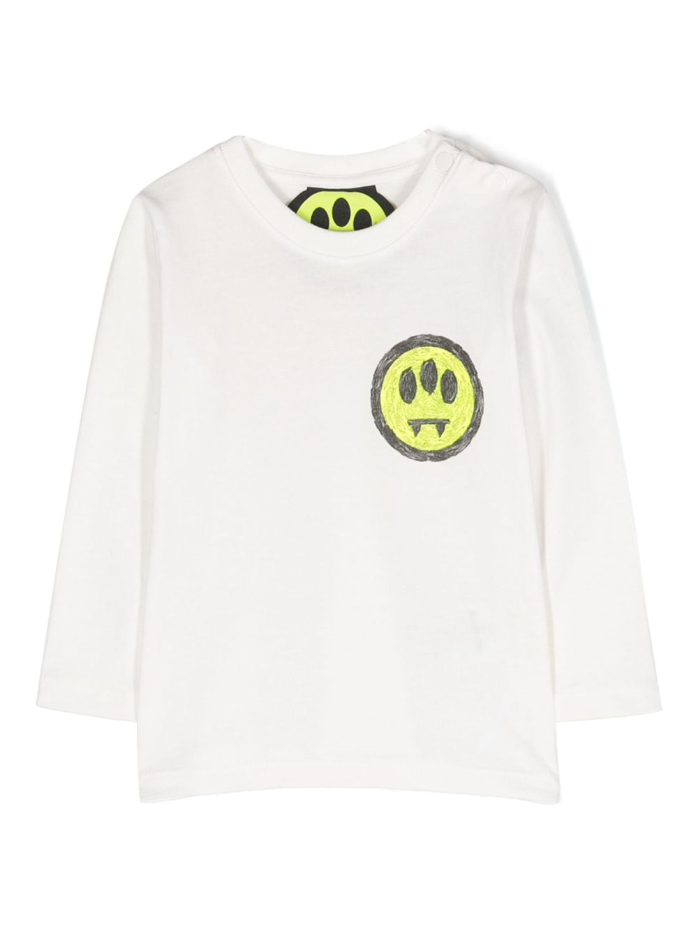 Barrow kids logo-print long-sleeve T-shirt - White von Barrow kids