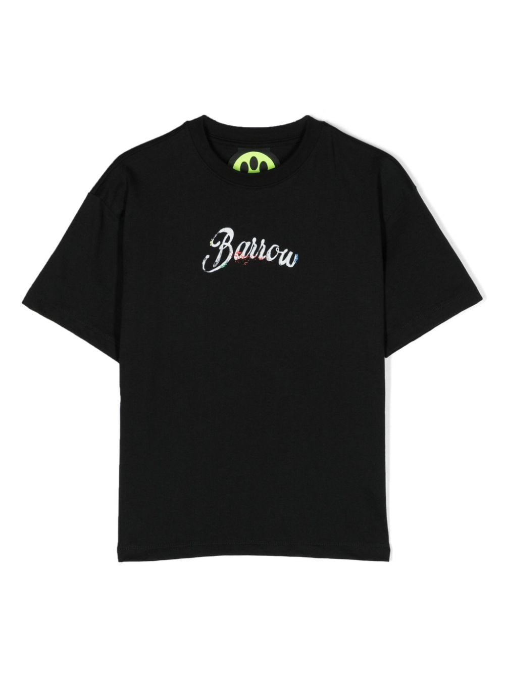 Barrow kids logo-print paint-splatter T-shirt - Black von Barrow kids