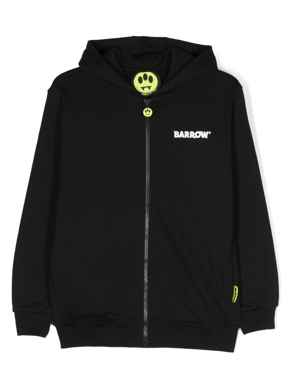 Barrow kids logo-print zipped hoodie - Black von Barrow kids