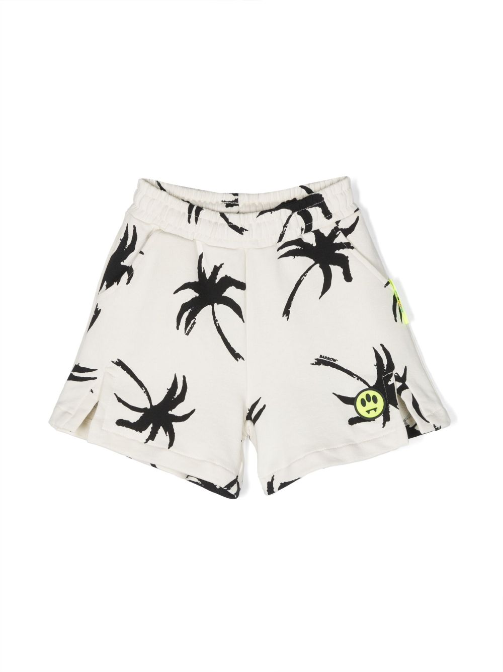 Barrow kids palm-tree print cotton short - Neutrals von Barrow kids