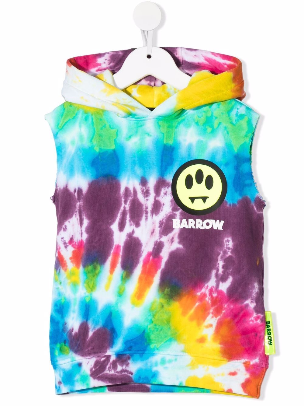 Barrow kids sleeveless tie-dye hoodie - Blue von Barrow kids