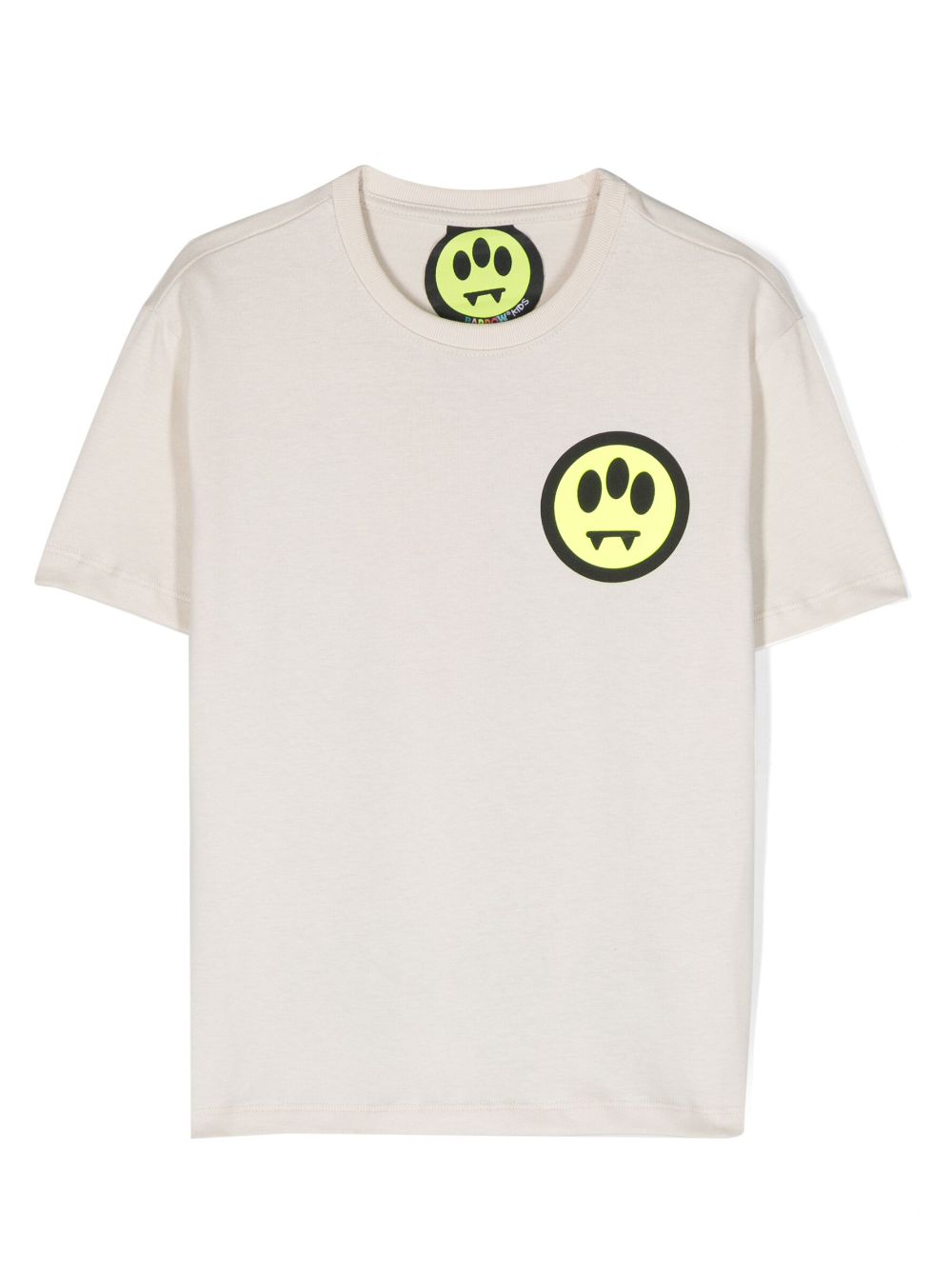 Barrow kids smiley-face branded T-Shirt - Neutrals von Barrow kids