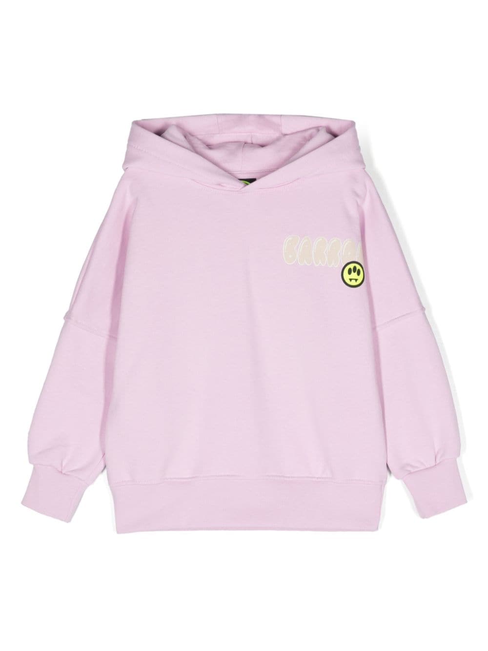 Barrow kids teddy bear-print cotton hoodie - Pink von Barrow kids