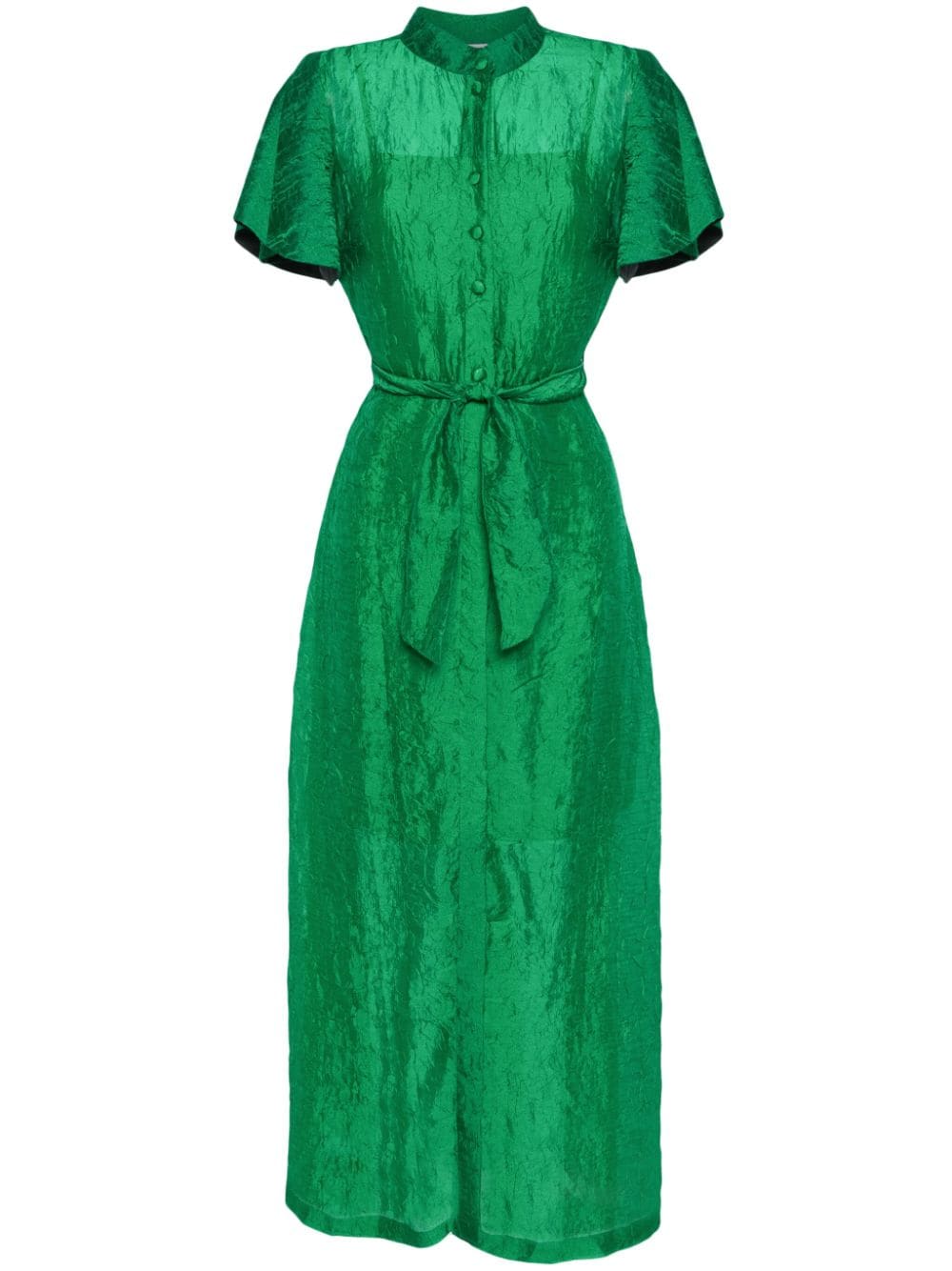 Baruni Clematis belted maxi dress - Green von Baruni