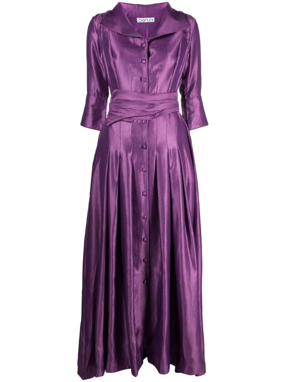 Baruni Divine pleated maxi dress - Purple von Baruni