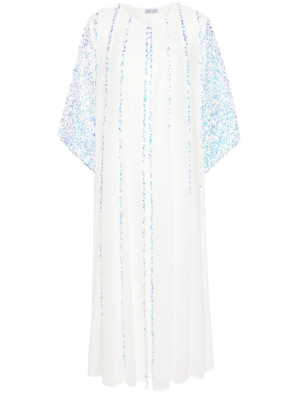 Baruni Jasmine sequinned maxi dress - White von Baruni