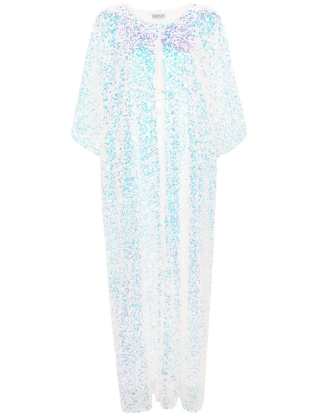 Baruni Lily sequinned maxi dress - White von Baruni