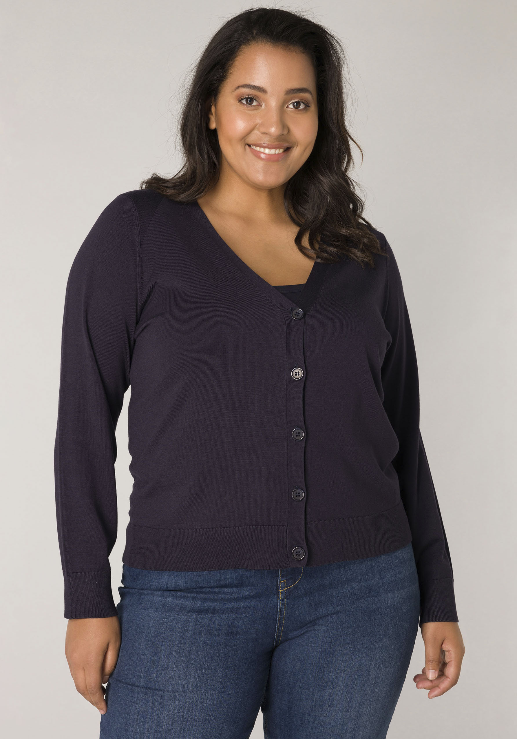 Base Level Curvy Cardigan »BAS-YVONNE« von Base Level Curvy