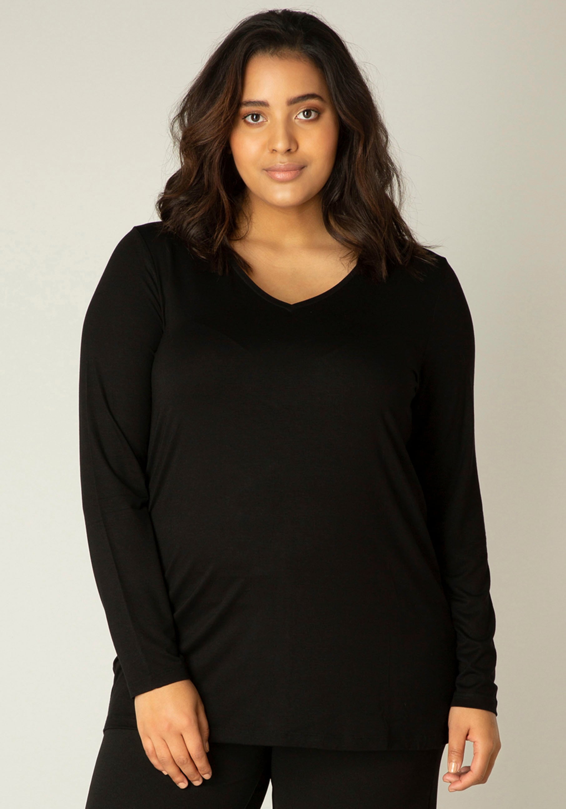 Base Level Curvy Langarmshirt »Alize« von Base Level Curvy