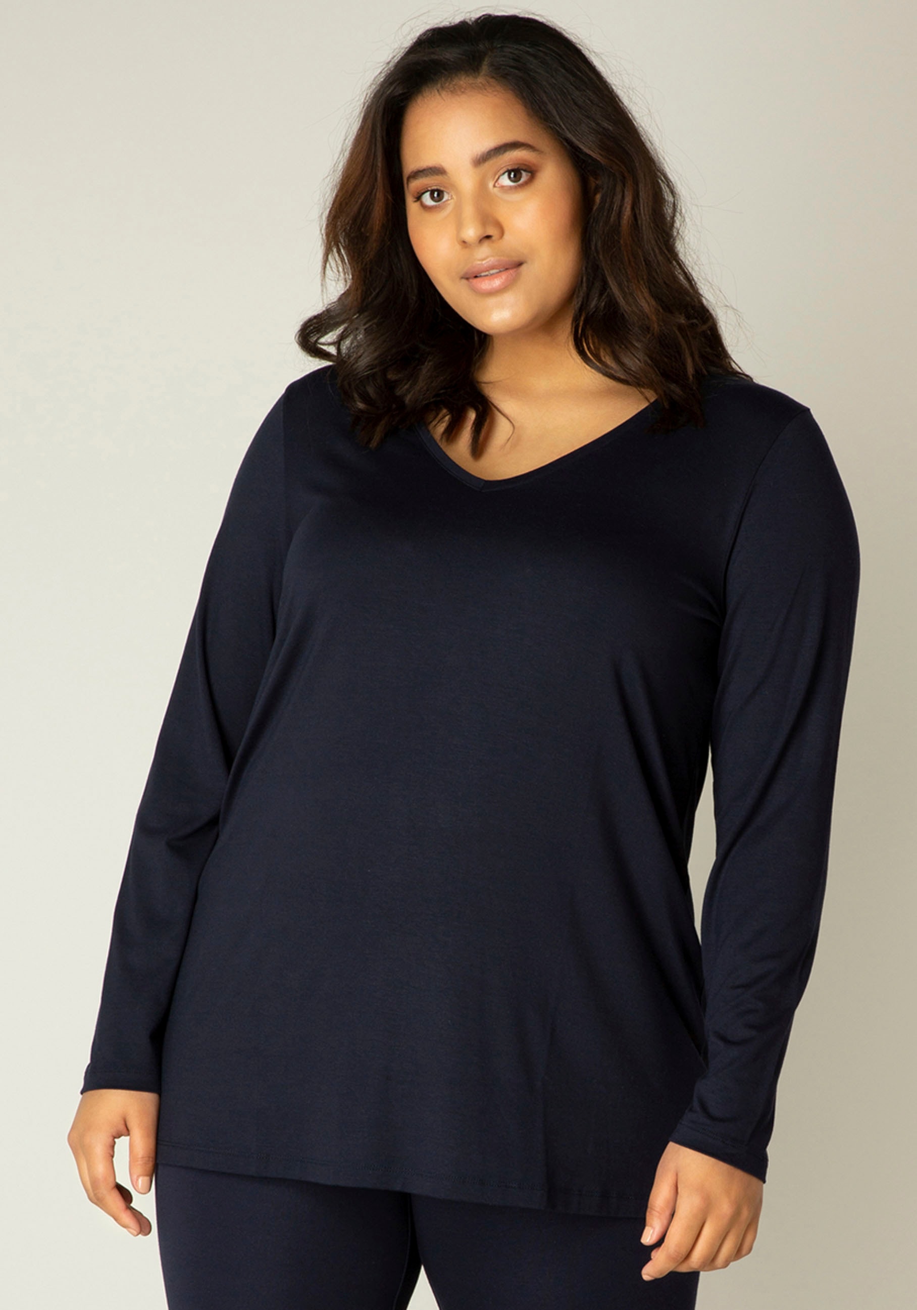 Base Level Curvy Langarmshirt »Alize« von Base Level Curvy