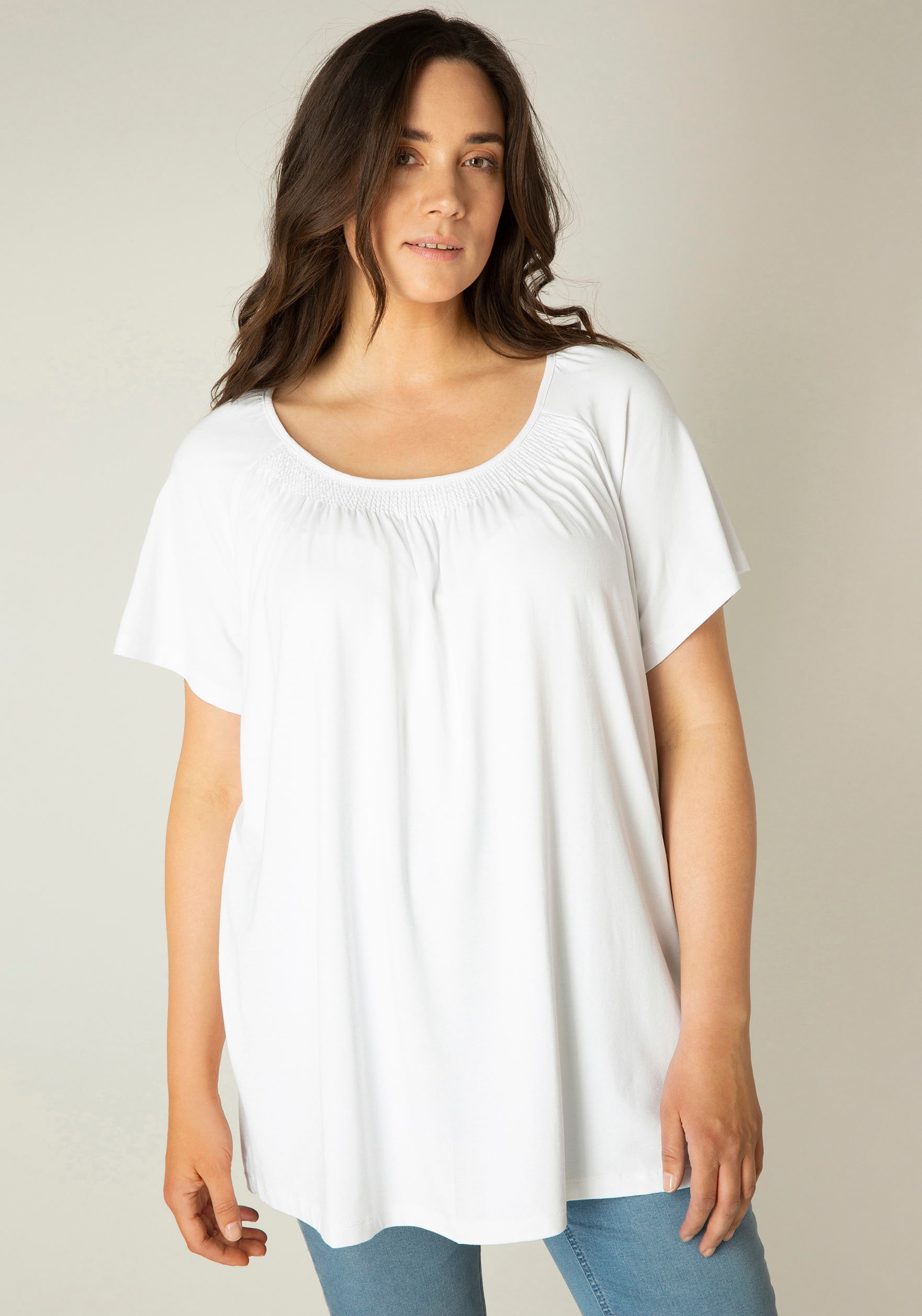 Base Level Curvy Tunikashirt, mit weiten Ärmeln von Base Level Curvy