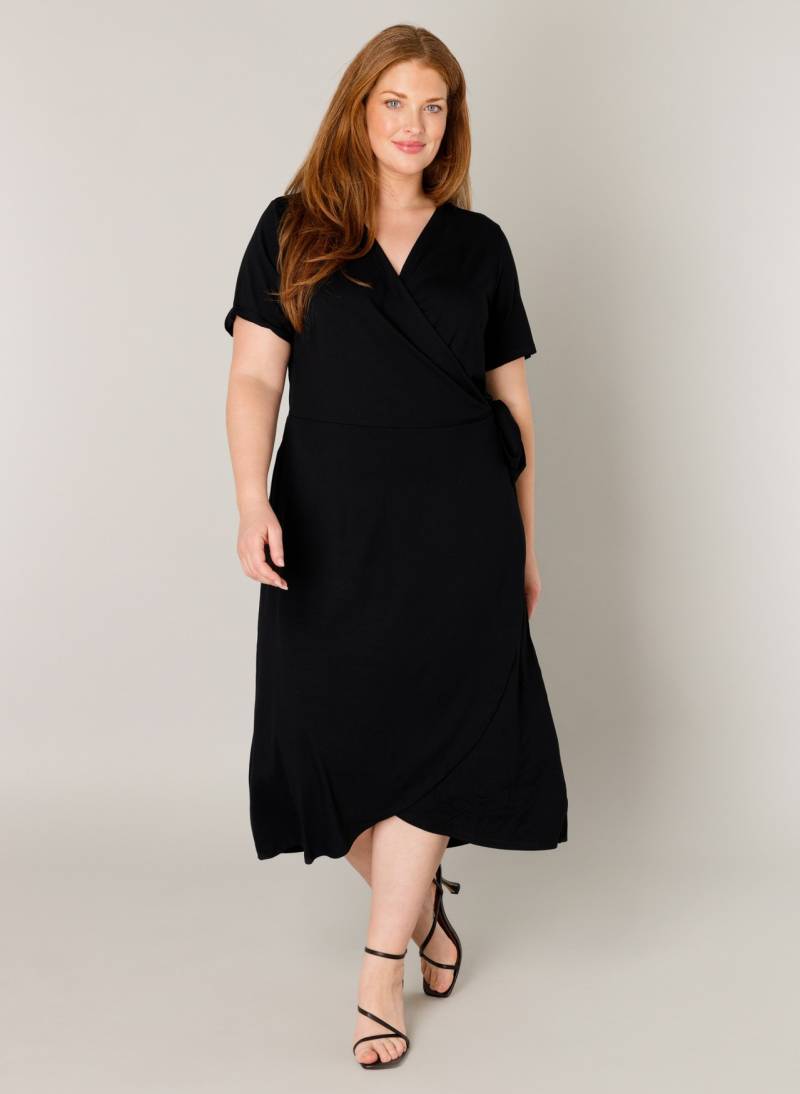 Base Level Curvy Wickelkleid »Abbie«, Weich fliessende Viskose-Mischqualität von Base Level Curvy