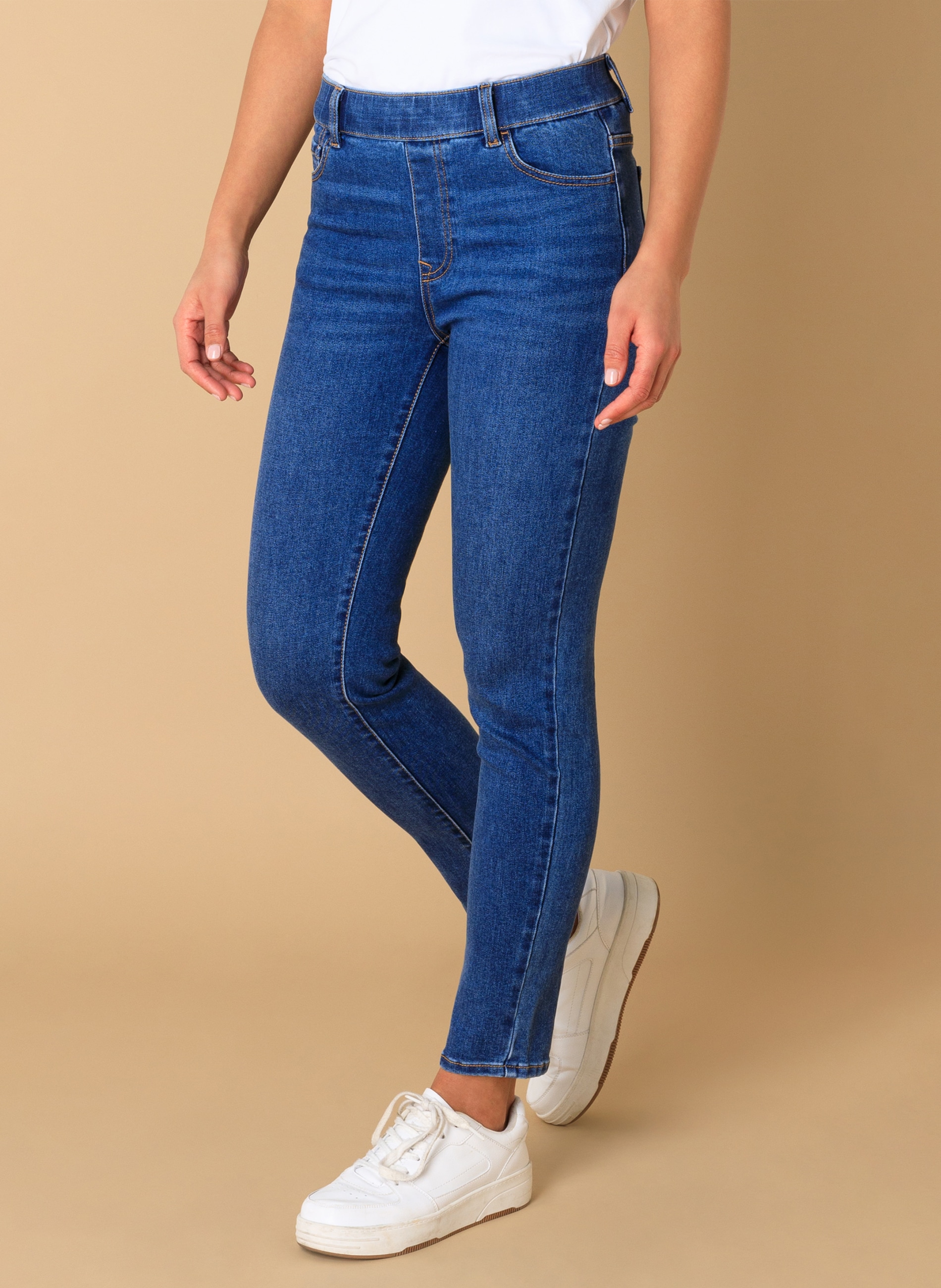 Base Level Jeggings »Anabel«, in blauer Waschung Base Level Jeggings »Anabel«, in blauer Waschung von Base Level