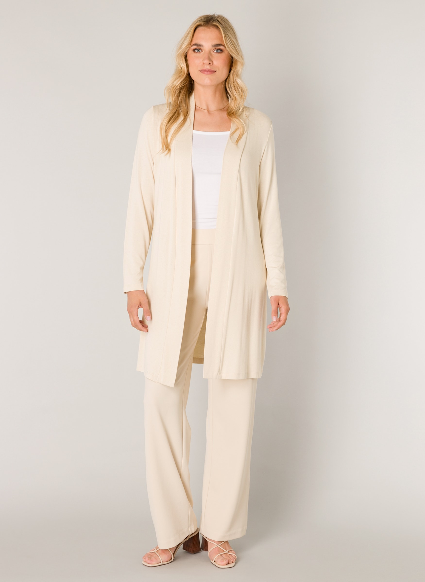 Base Level Longstrickjacke »Yayla Long«, ohne Verschluss von Base Level