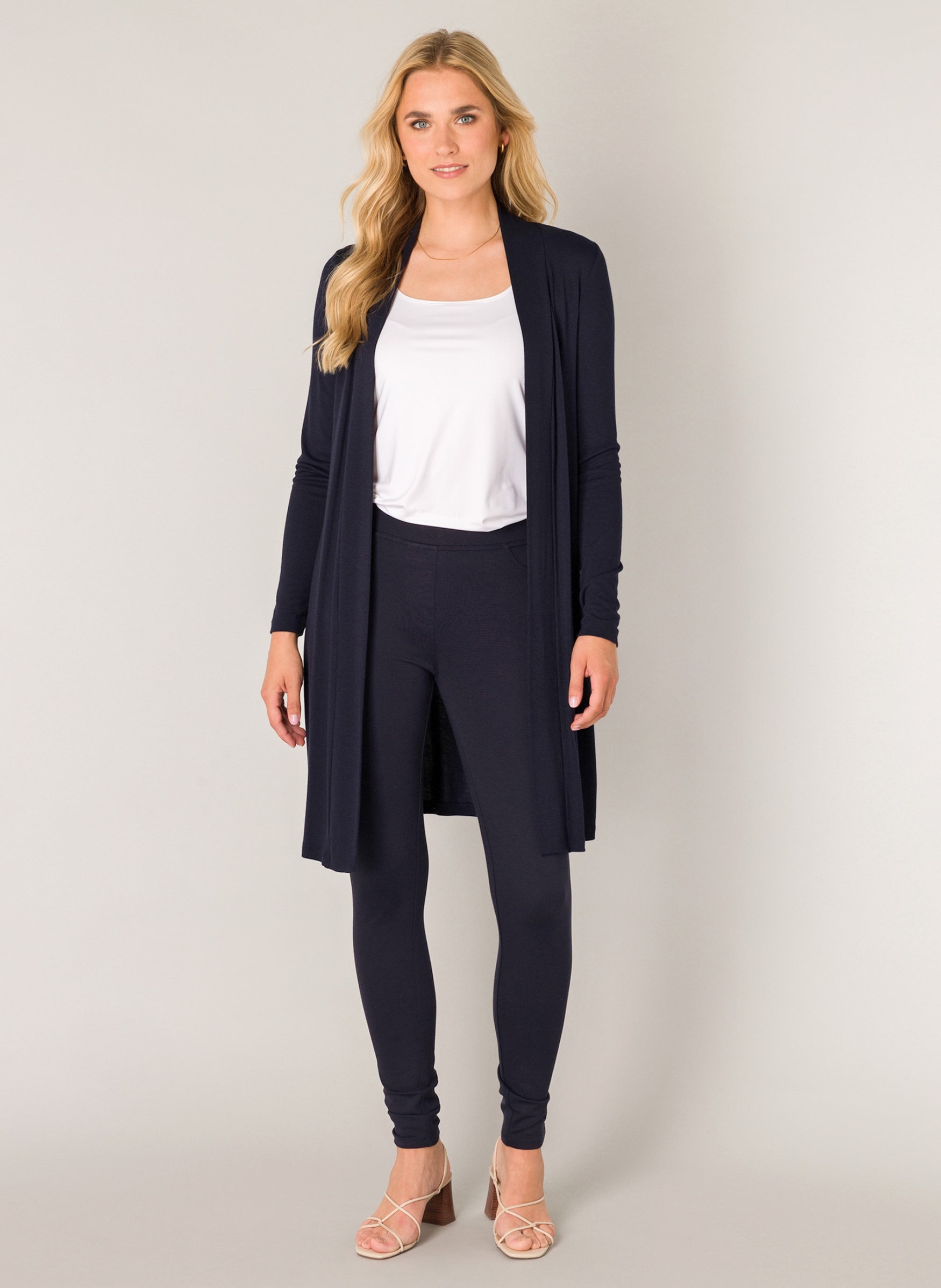 Base Level Longstrickjacke »Yayla Long«, ohne Verschluss von Base Level