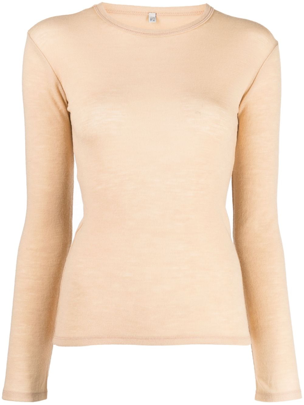 Baserange fine-knit wool jumper - Neutrals von Baserange