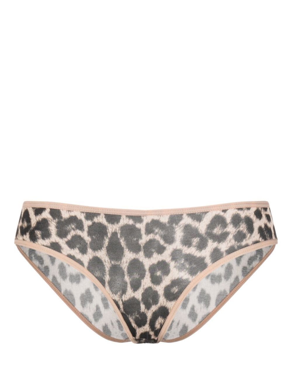 Baserange leopard-print briefs - Neutrals von Baserange