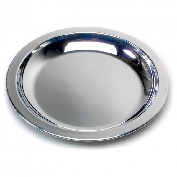Basic Nature - Edelstahlteller Gr Flach grau Basic Nature - Edelstahlteller Gr Flach grau von Basic Nature
