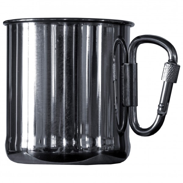 Basic Nature - Thermobecher Karabiner Gr 0,33 l grau Basic Nature - Thermobecher Karabiner Gr 0,33 l grau von Basic Nature