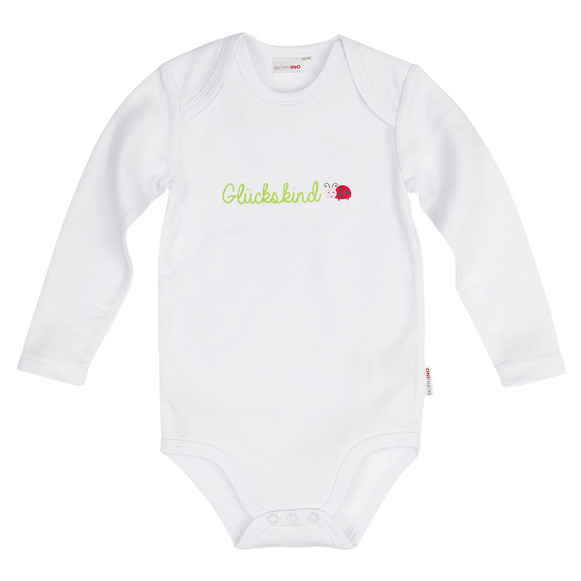 Sprüchebody langarm Glückskind Sprüchebody langarm Glückskind von Bornino