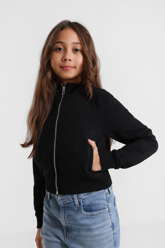 Basigal Girls Sweatjacke | Schwarz | Mädchen  | 10 von Basigal Girls