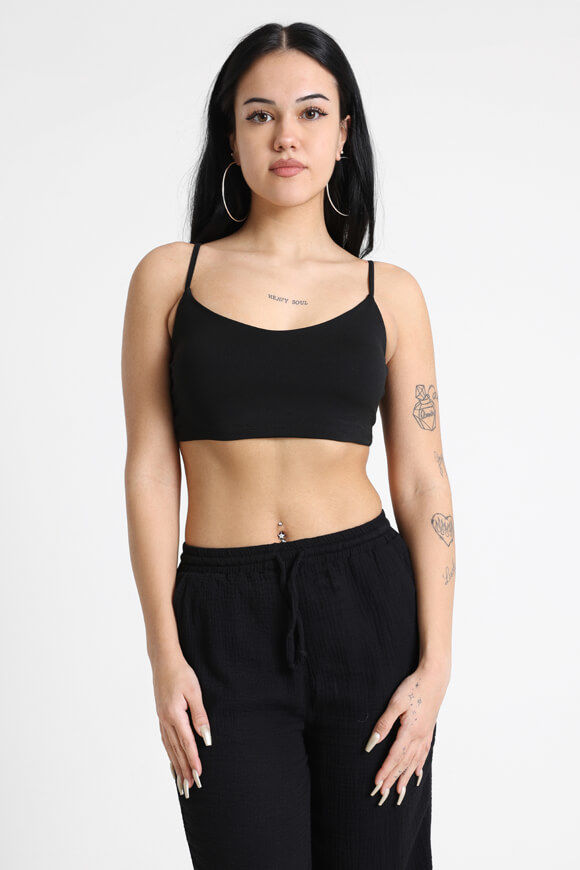 Basigal Crop Trägertop | Schwarz | Damen  | M von Basigal