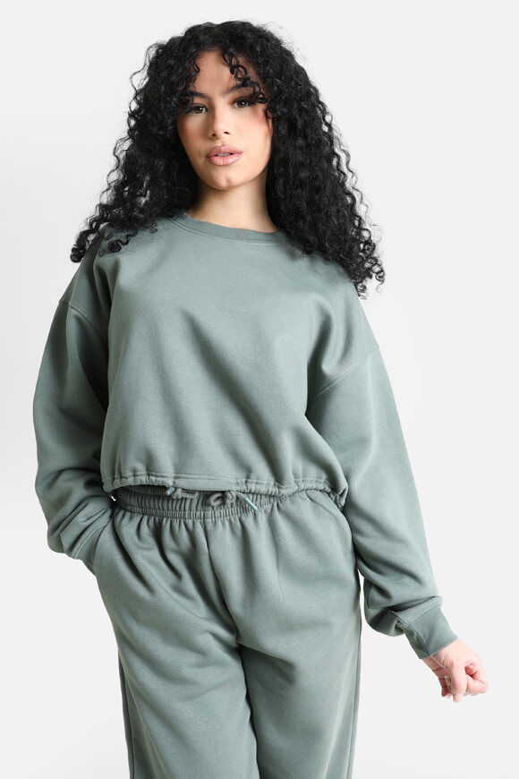 Basigal Oversize Sweatshirt | Olive | Damen  | S von Basigal