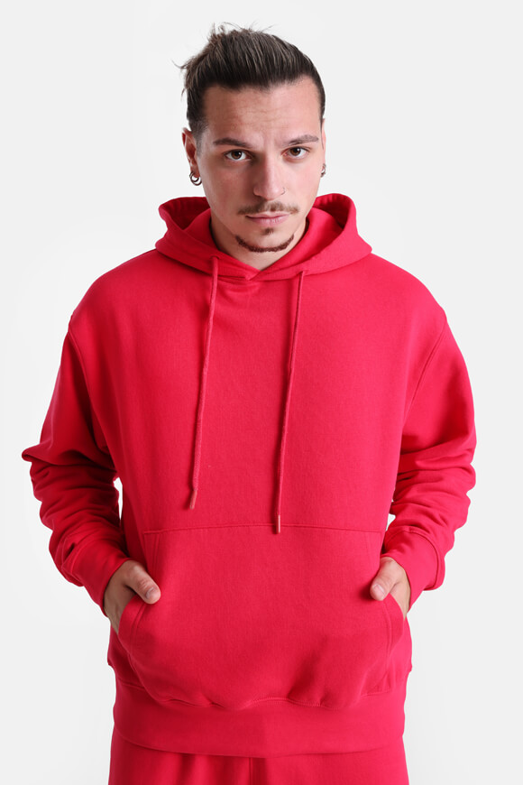 Basiguy Kapuzensweatshirt | Magenta | Herren  | M von Basiguy