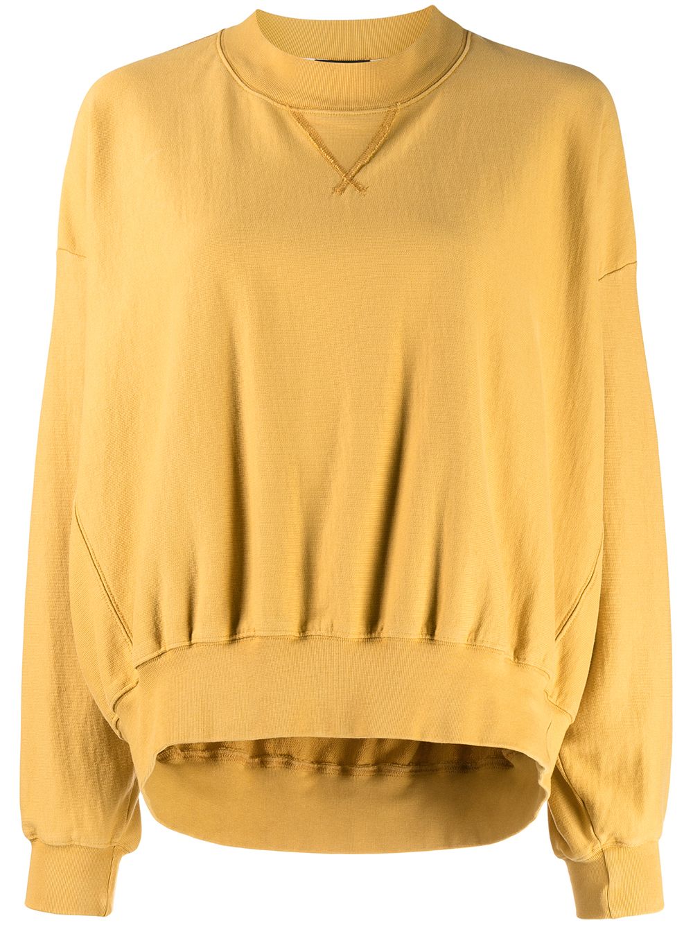 Bassike cut-out organic cotton sweatshirt - Yellow von Bassike