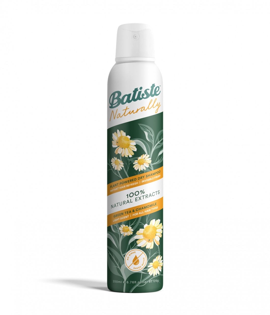 Batiste - Naturally Green Tea&chamomille Trockenshampoo von Batiste