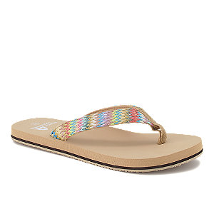 Beach Mountain Raffia Damen Flip Flop Braun