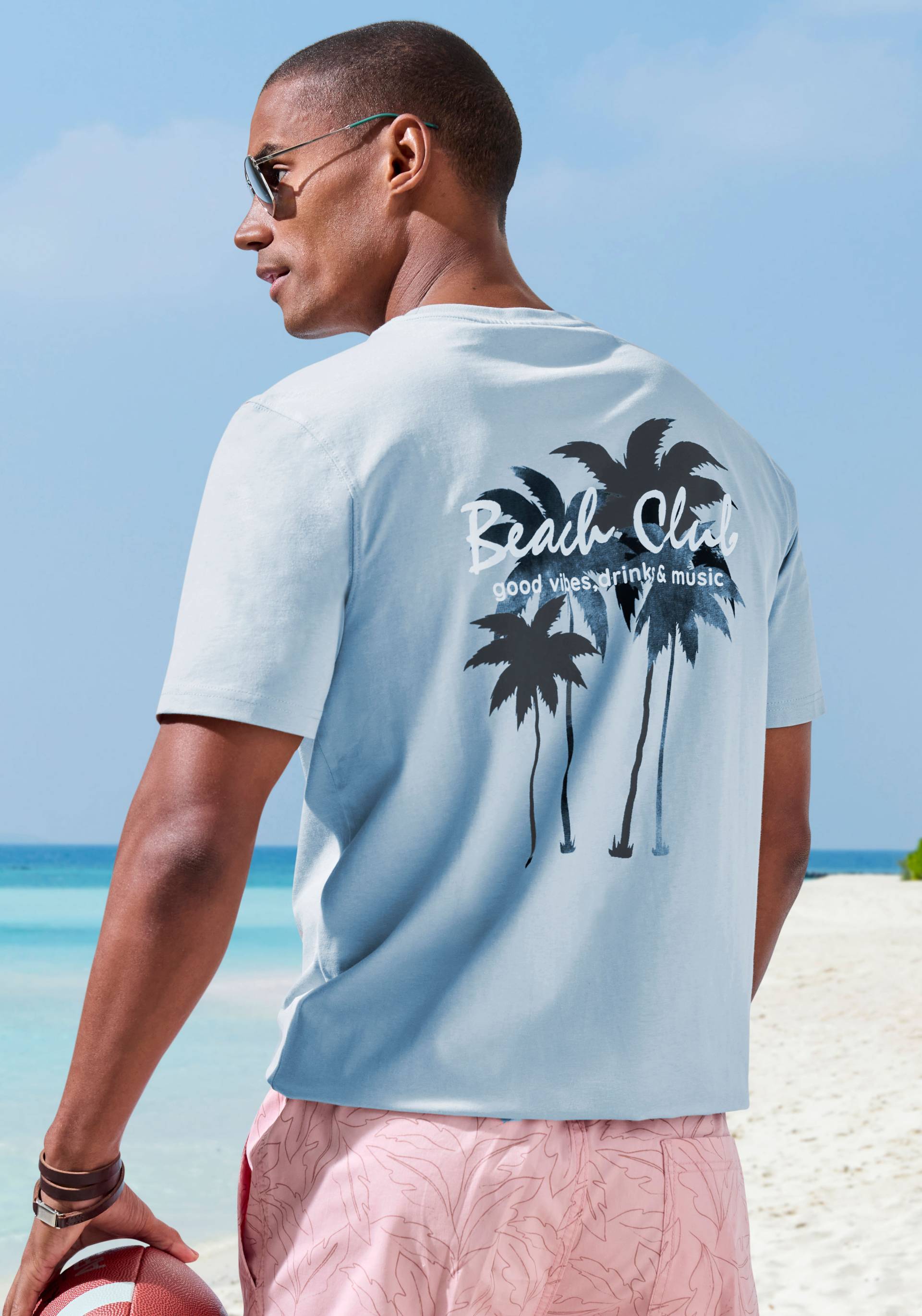 Beachtime T-Shirt »mit Print vorn und hinten«, Regular-Fit, mit Print vorn und hinten Beachtime T-Shirt »mit Print vorn und hinten«, Regular-Fit, mit Print vorn und hinten von Beachtime