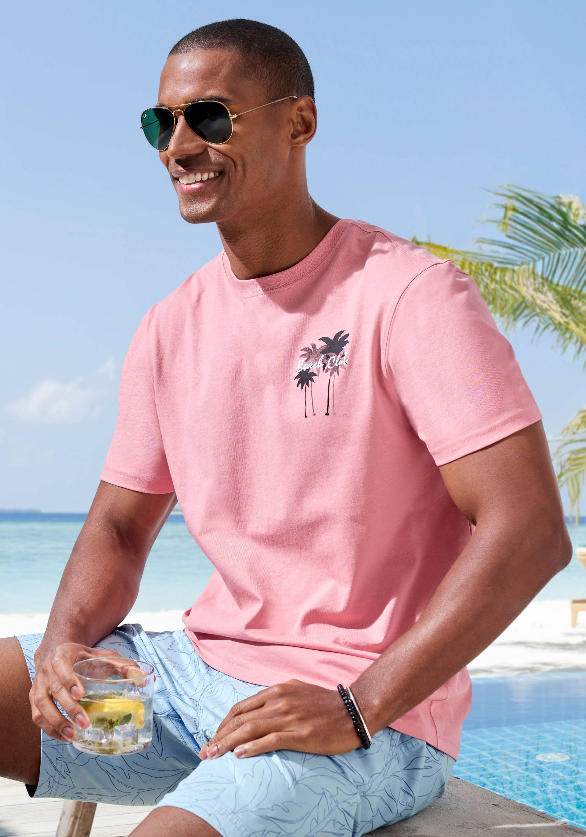 Beachtime T-Shirt »mit Print vorn und hinten«, Regular-Fit, mit Print vorn und hinten Beachtime T-Shirt »mit Print vorn und hinten«, Regular-Fit, mit Print vorn und hinten von Beachtime