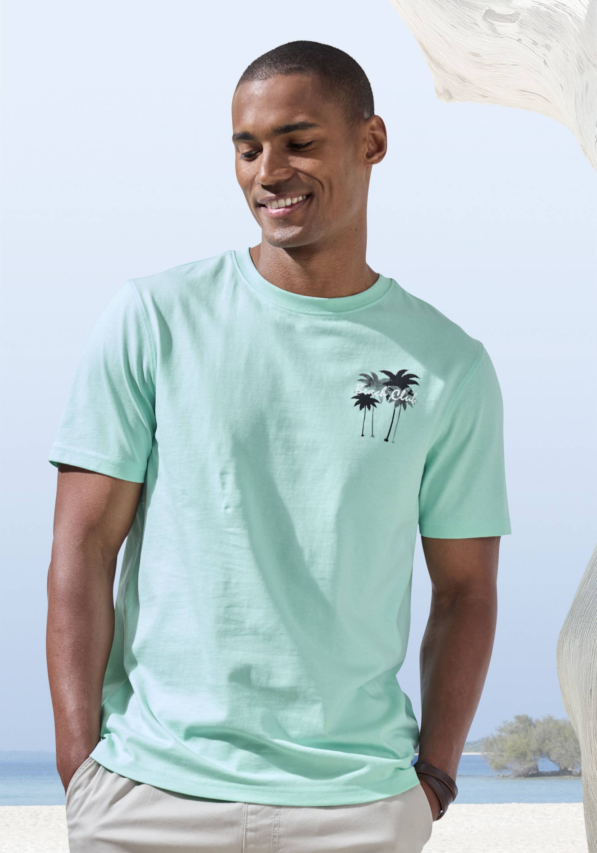 Beachtime T-Shirt »mit Print vorn und hinten«, Regular-Fit, mit Print vorn und hinten Beachtime T-Shirt »mit Print vorn und hinten«, Regular-Fit, mit Print vorn und hinten von Beachtime