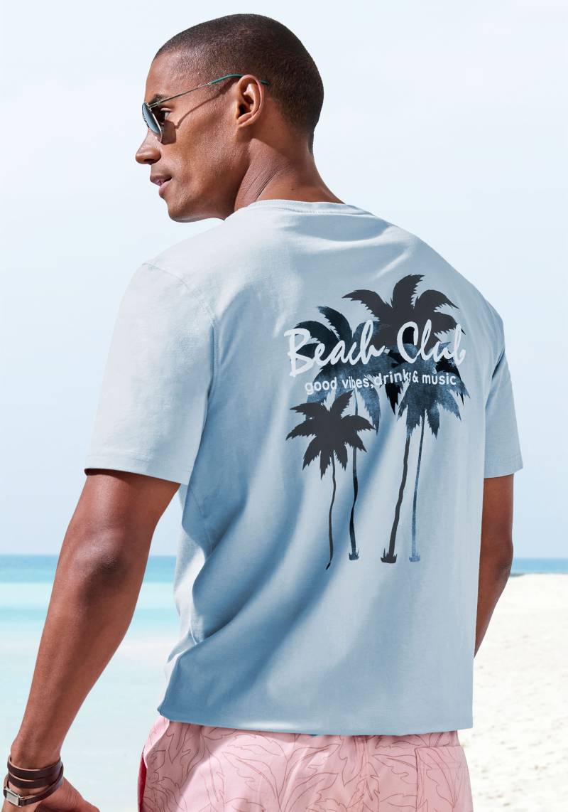 Beachtime T-Shirt »mit Print vorn und hinten«, Regular-Fit, mit Print vorn und hinten von Beachtime