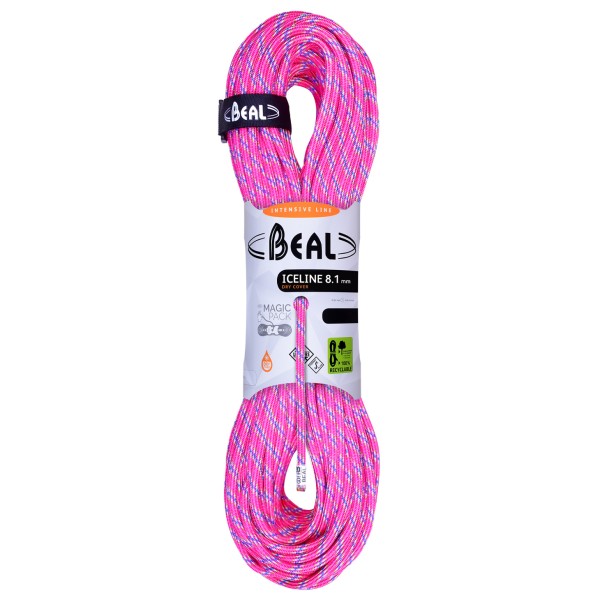 Beal - Ice Line 8,1 mm - Halbseil Gr 60 m bunt von Beal