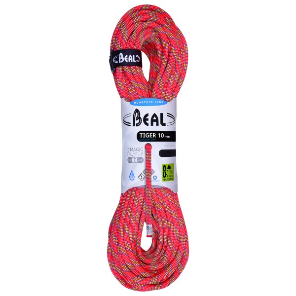 Beal - Tiger 10 mm Golden Dry - Einfachseil Gr 70 m rot Beal - Tiger 10 mm Golden Dry - Einfachseil Gr 70 m rot von Beal