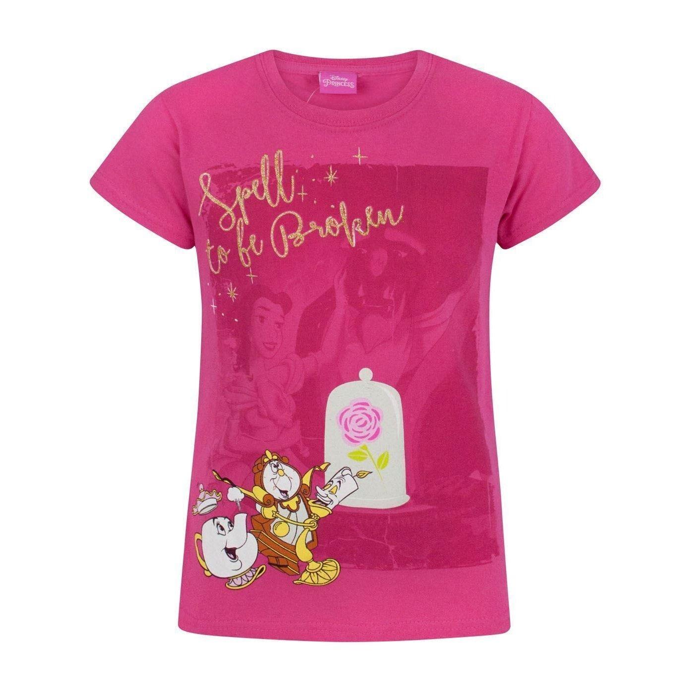 Spell To Be Broken T-shirt Mädchen Pink 170 von Beauty And The Beast