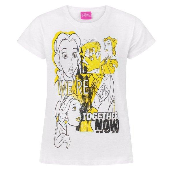 We Are Together Now Tshirt Mädchen Weiss 116 von Beauty And The Beast