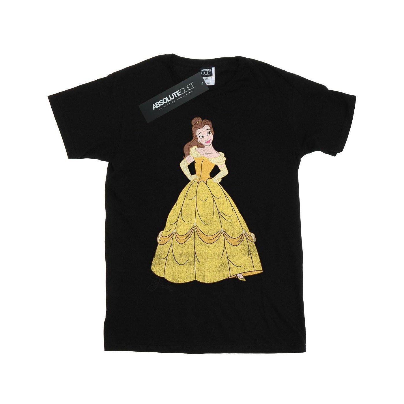 Tshirt Mädchen Schwarz 128 von Beauty And The Beast