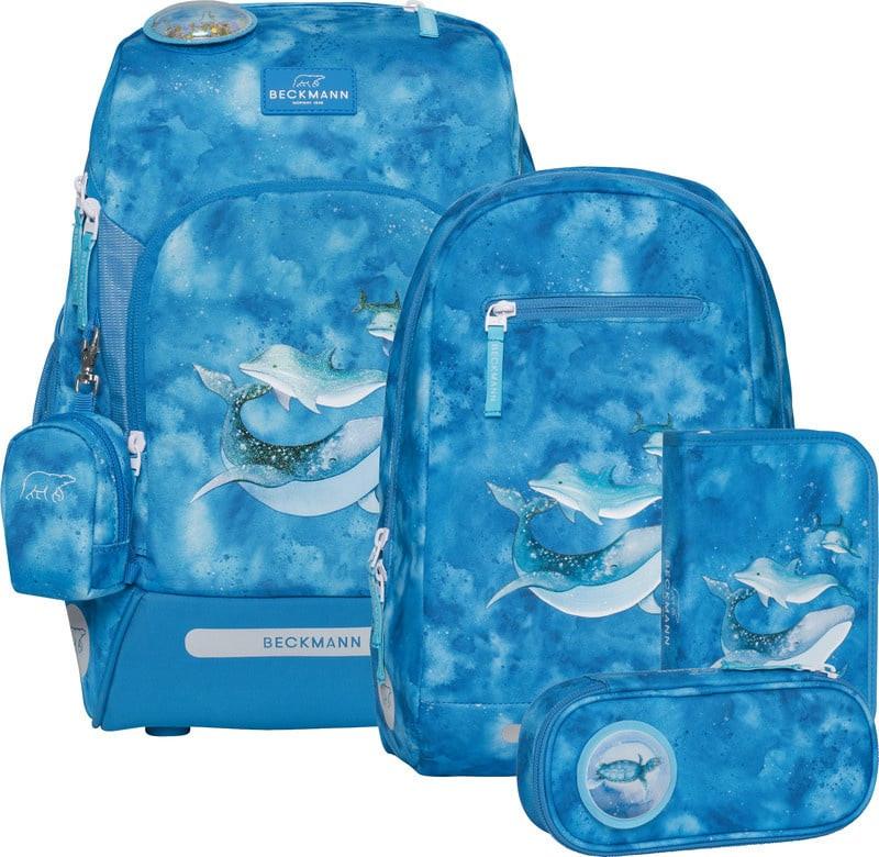 Schulrucksack Active Air Flx 6-teiliges Set Mädchen Blau ONE SIZE von Beckmann